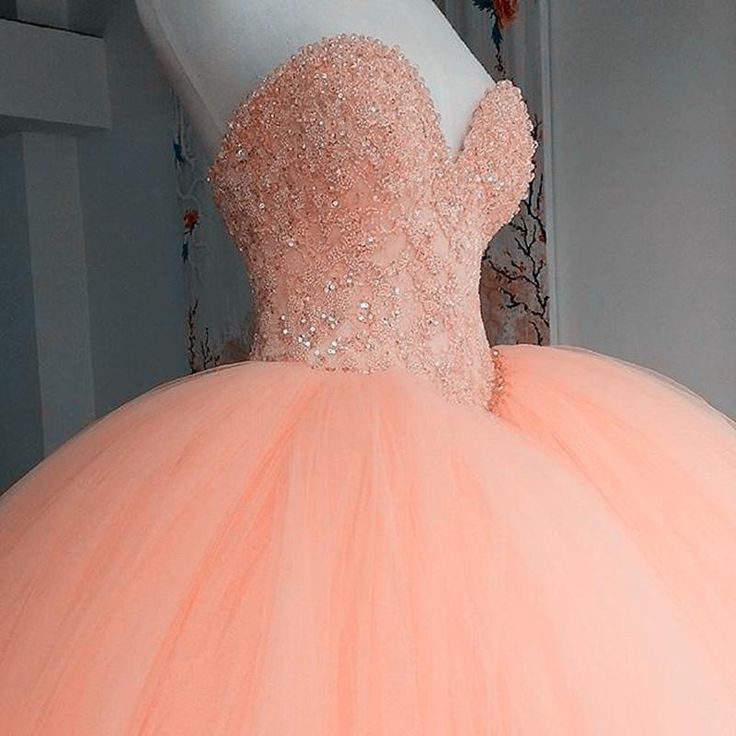 Pink Coral Lace Beading Tulle Ball Gowns Quinceanera Dresses Pink Bridal Gown, Pink Quinceanera Dress, Princess Corset, Pink Quinceanera, Luxury Wedding Dresses, Sweet 16 Dress, Quinceanera Dresses Pink, Tulle Balls, Pretty Quinceanera Dresses