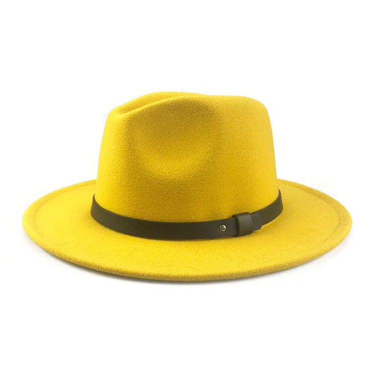 Man Women Cap Big Brim Fedora Weatern Style Bowler Vintage Woolen Cowboy Hat Retro Flat Brim Fedora For Winter, Retro Winter Fedora With Flat Brim, Retro Hats For Fall, Winter Retro Adjustable Fedora, Trendy Short Brim Hat, Retro Short Brim Hats For Fall, Retro Fedora Hat For Fall, Retro Short Brim Fall Hat, Retro Wide Brim Fedora For Fall