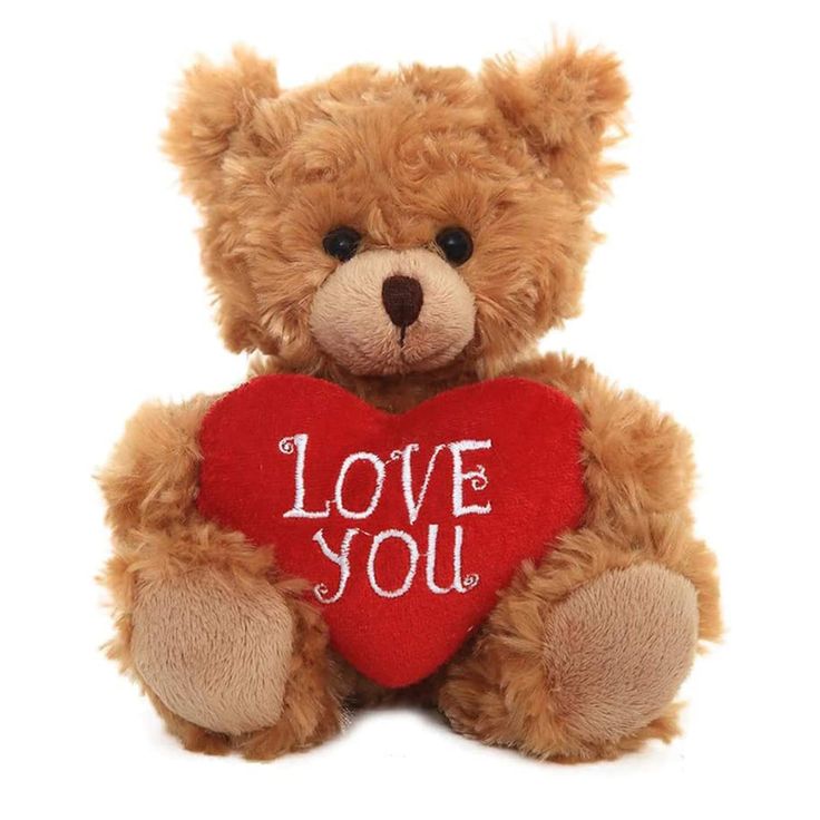 a brown teddy bear holding a red heart with the words be mine written on it