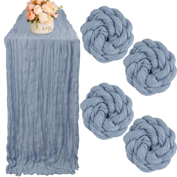 PRICES MAY VARY. ❤High Quality Material: The material of cheesecloth table runner is made of high quality polyester fiber, soft to touch and comfortable to use, washable and reusable, and can serve you for a long time, perfect for decorating tables and chairs, which is the perfect addition to your table and chairs, romantic boho table runners for weddings, celebrations, banquets, ceremony. ❤Package Include: You will receive 4 pieces 35 inch x120 inch (90cmX300cm) gauze table runner in dusty blue Blue Bridal Shower Decorations, Boho Wedding Table Runner, Birthday Party Table Decor, Boho Wedding Table, Rustic Table Runner, Table Runner For Wedding, Gauze Table Runner, Cheesecloth Table Runner, Wedding Table Runner