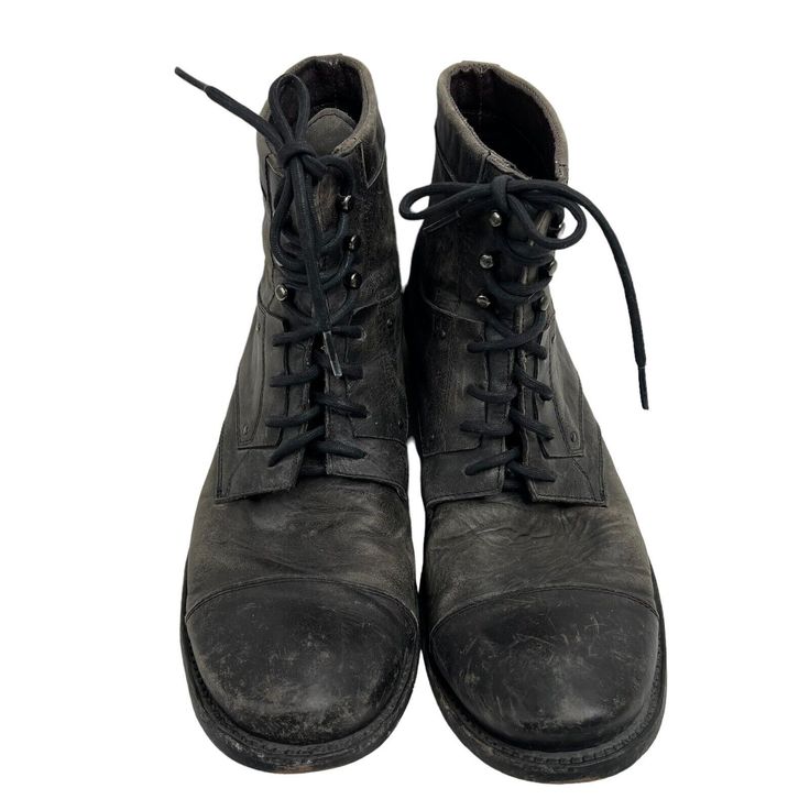 Freebird By Steven Men's 10 Mercer Distressed Black Boots Moto Combat Leather Good Preowned Condition, Wear, Distressed Smoke Free, Dog Friendly House Combat Boots Men, Freebird By Steven, Dog Friendly, Dog Friends, Boots Men, Black Boots, Combat Boots, Men's Shoes, Shoe Boots