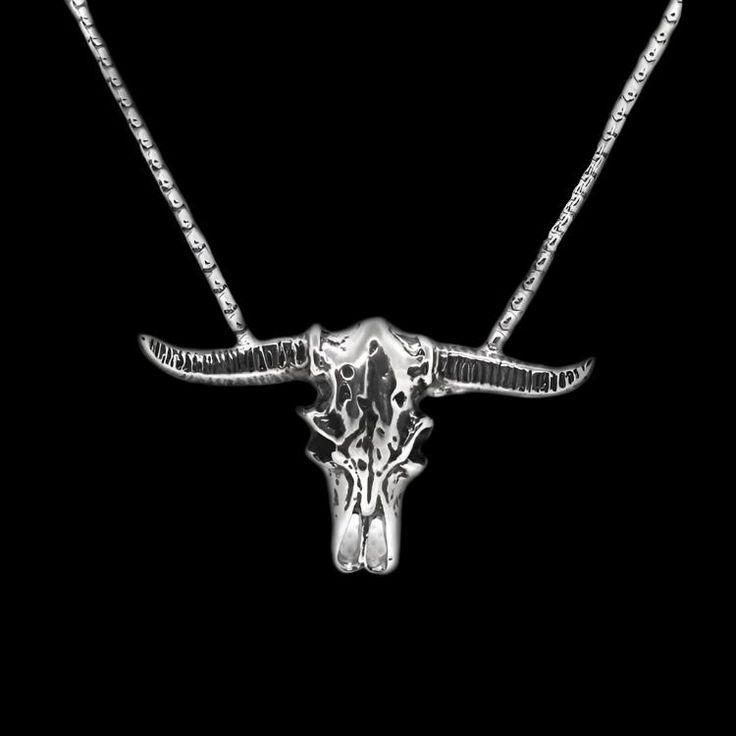 Introducing our stylish Bull Skull Head Necklace, made from high-quality stainless steel, this necklace is the perfect accessory for anyone who loves to make a statement with their jewelry. With its unique and bold design, this necklace is sure to turn heads and start conversations. Crafted with meticulous attention to detail, the Bull Skull Head pendant is intricately designed, making it a true work of art. Its sturdy construction ensures it will last for years to come, making it a great investment piece that will become a treasured part of any jewelry collection. This necklace is the perfect accessory for those who appreciate edgy and unique styles. Whether you're dressing up for a night out or simply adding a touch of attitude to your everyday outfit, this necklace will take your style Head Necklace, Bull Skull, The Bull, Bull Skulls, Skull Head, Everyday Outfit, Bold Design, Unique Styles, The Source