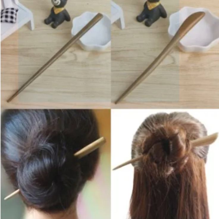 Wooden hair sticks are not only functional but also make your hairstyle!   - do not damage hair  - natural wood/ treated with wood oil  - 8 different designs  - smooth and easily slide into hair  - suitable for all hair types  - can hold all of your hair or just some portion of the hair.  Dimensions: Length from top to bottom: 20cm Width: 2cm at widest point Thickness: 0.5cm at tip point NOTE:   Styles and designs will be based on stock availabilty at time of packing and shipping. We will try ou Note Styles, Wooden Hair Sticks, Damage Hair, Pin Hair, Wood Oil, Hair Stick, Your Hairstyle, Hair Natural, Hair Sticks