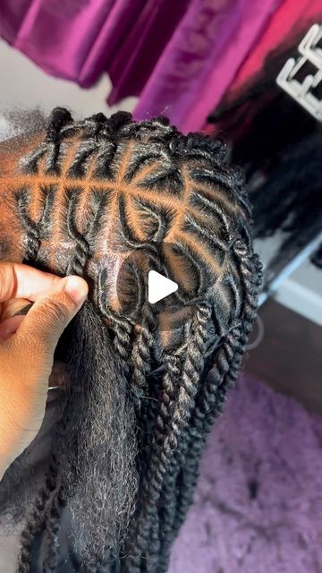 Xtensionz on Instagram: "Invisible locs 🤌🏾 . Idk but i find these so satisfying  . Hair: My tresses pre stretched gypsy wave bulk 18” 1b ///// twisted up springy afro twist 16” . . #fauxlocs #loc #locs #locstyles #locstylesforwomen #locs4life #fauxlocsnj #njlocs #locstutorial #invisiblelocs #watchmework #njhairstylist #njhairstylists #reels #explorepage #nyhairstylist #nychairstylist" Faux Twist Locs, Braided Invisible Locs, Invisible Locs With Natural Hair, Diy Invisible Locs, Invisible Locs On Short Hair, Invisible Locs Black Women, How To Do Invisible Locs On Yourself, Kids Invisible Locs, Invisible Locs On Locs