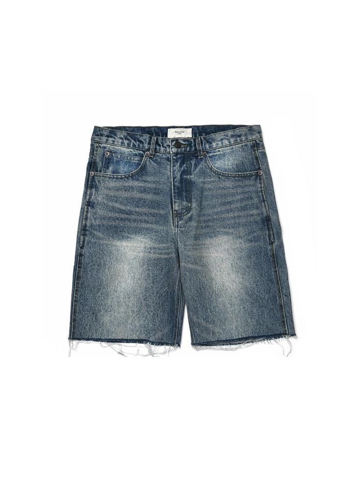 Composition : 100% COTTONCountry of Origin : China Medium Wash Cutoff Shorts With Five Pockets, Washed Blue Jean Shorts, Washed Blue Shorts With Five Pockets, Light Wash Cutoff Shorts With Five Pockets, High-waisted Shorts With Five Pockets For Summer, Washed Blue High Rise Shorts With Frayed Hem, High Rise Washed Blue Shorts With Frayed Hem, Distressed Straight Leg Cotton Shorts, Light Wash Shorts With Five Pockets