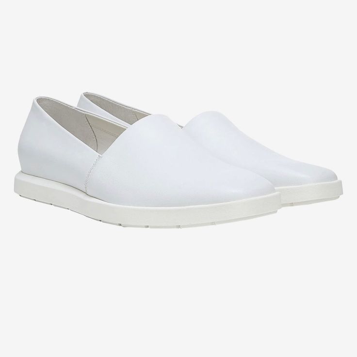 Franco Sarto White Bonza Leather Women’s Slip On Loafers /Sz:8.5/New Brand New With Tags! Size:8.5/Heel:0.8” Color: White Material: Genuine Soft Leather/ If You Have Any Questions Please Let Me Know Via Message! Happy Shopping! Classic White Slip-ons With Flat Heel, Modern White Slip-ons For Work, Office Slip-ons With Rubber Sole, White Closed Toe Slip-ons For Office, White Flat Leather Shoes With Stitched Sole, White Slip-ons With Rubber Sole And Flat Heel, White Slip-on Flats With Rubber Sole, White Leather Slip-ons With Leather Footbed, White Leather Flat Shoes With Textured Sole