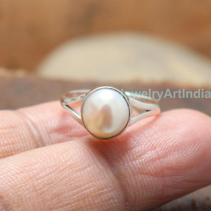 Pearl Ring, Natural Gemstone Ring, Handmade Band Ring, 925 Sterling Silver Ring, Gift For Her, Love Ring, Birthstone Ring, Anniversary Ring About Product:- Gross weight: 3.50 grams according ring size Ring Height & Width: 7x7 mm approx. Band Thickness: 3mm Approx. Gemstone Used: Pearl Metal Used: Solid 925 Sterling Silver Stamp Mark: 925 Metal Color: Shiny Silver Listing is For One (1) Piece Ring. These items are handmade. Jewelry Related: 925 Silver Ring, Middle Finger Ring, Sterling Silver Fine Jewelry Sterling Silver Pearl Ring With Oval Shape, Oval Sterling Silver Pearl Ring In Fine Jewelry Style, Fine Jewelry Oval Pearl Ring In Sterling Silver, Oval Sterling Silver Pearl Ring, Oval Sterling Silver Hallmarked Pearl Ring, Oval Sterling Silver Pearl Ring With Gemstone, Hallmarked Oval Pearl Ring In Sterling Silver, Hallmarked Sterling Silver Oval Pearl Ring, Oval Sterling Silver Pearl Ring For Promise