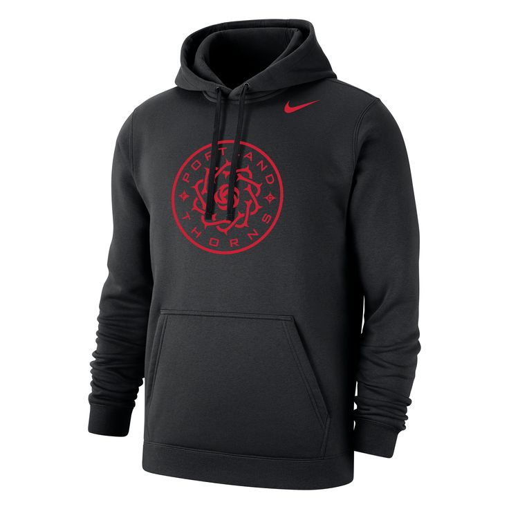 A closet staple for any Portland Thorns fan, this hoodie combines classic style with the soft comfort of fleece. Portland Thorns, Nike Web, Soccer Hoodies, Nike Soccer, Mens Soccer, Black Long Sleeve Shirt, Food List, Team Spirit, Men's Nike