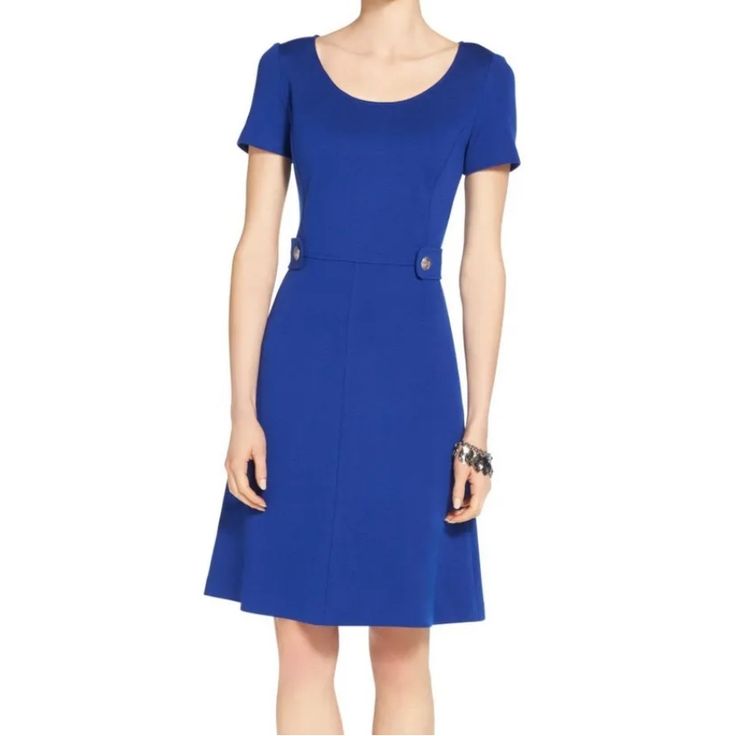 The Milano Knit Scoop Dress Is Shape Friendly. The Classic Belted Waist And Flattering Short Sleeves Create A Feminine Silhouette With A Flourish. And The Color? To Die For. Sku: K11l0c1-7r2 A Flattering And Feminine Piece For Work Or Weekend 53% Wool, 47% Rayon Care: Professionally Clean Closure Type: Zipper,Button Scoop Neckline Short Sleeve Imported Select One Size Down If Purchasing With Us For The First Time. Traditional Fit Elegant Fitted Belted Dress With Short Sleeves, Elegant Fitted Short Sleeve Belted Dress, Belted Short Sleeve Dress For Business Casual, Classic Short Sleeve Belted Dress, Belted Short Sleeve Business Casual Dress, Elegant Short Sleeve Belted Dress For Work, Blue Fitted Belted Dress With Short Sleeves, Formal Fitted Belted Dress With Short Sleeves, Formal Fitted Short Sleeve Belted Dress