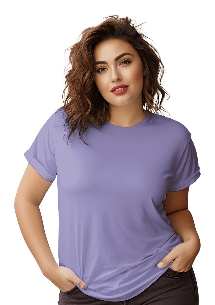 Unwind in style with our Dark Lavender Original Boy Friend tee. Draping in a way that's slouchy yet structured, this tee is crafted from 100% airlume cotton jersey, making it a true fashion savior. From French tucking into jeans to layering underneath a suit, this tee offers unparalleled styling flexibility. Don't be surprised if you find yourself wanting to sleep in it – it's that comfortable. Elevate your wardrobe with the Dark Lavender Boy Friend tee today. DETAILS The model is 5'8", wearing Purple Solid Cotton Top, Purple Solid Color Cotton Top, Purple Plain Short Sleeve Top, Purple Plain Crew Neck Top, Basic Lavender Crew Neck Top, Lavender Crew Neck Basic Top, Basic Purple T-shirt With Relaxed Fit, Purple Short Sleeve Top, Basic Purple Plain T-shirt