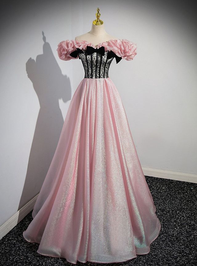 Pink Corset Prom Dress, Prom Dress Off The Shoulder, Sweetheart Evening Dress, Corset Prom Dress, Prom Dresses Off The Shoulder, Tule Rok, Off Shoulder Evening Dress, Prom Dresses Elegant, Pink Evening Dress