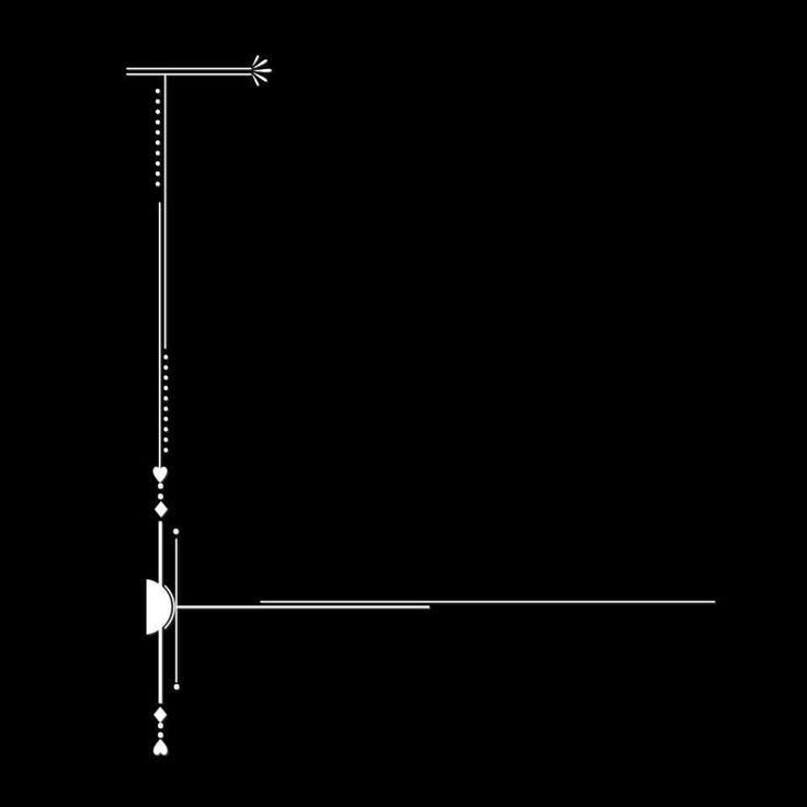 a black and white photo of a pole with an arrow pointing to the right on a dark background