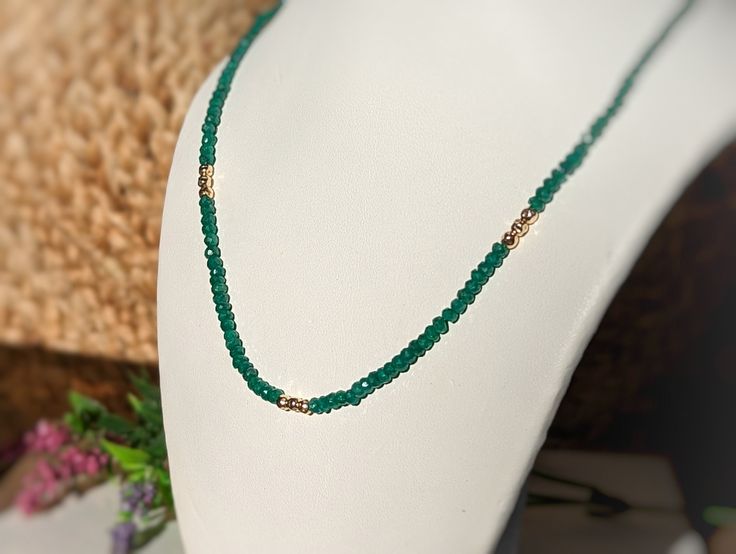 This stunning Emerald bead necklace captures the essence of the May birthstone and its coveted properties of Love and Friendship.Each necklace is lovingly crafted - one bead at a time - each bead radiating a unique shade of green, symbolizing growth and harmony.Let the captivating beauty of this natural Emerald necklace be a meaningful symbol for your beloved, your best friend, or for yourself - of the precious relationships that enrich our lives.T H E ∙ S M A L L ∙ D E T A I L S• Natural Emeral Handmade Gemstone Jewelry, Natural Gemstone Necklace, Love And Friendship, Emerald Bead, May Birthstone, Emerald Necklace, Chain Extenders, Gemstone Jewelry Handmade, Emerald Earrings