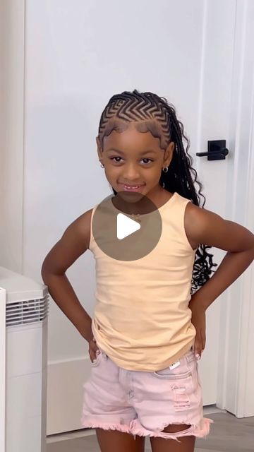 XIA CHARLES on Instagram: "My cutest little client 😍🫶🏽 @iamcardib  I heard y'all was looking for Kulture and Wave's braider💁🏾‍♀️✨  #Kulture #BraidsNyc #FulaniBraids #BohoBraids" Kulture Cardi B Braids, Cute Birthday Hairstyles For Kids, Hair Styles Braids For Kids, Kulture Cardi B, Cardi B Braids, Birthday Hairstyles For Kids, Braid Styles For Kids, Cornrows Braids For Black Women, Kid Hair