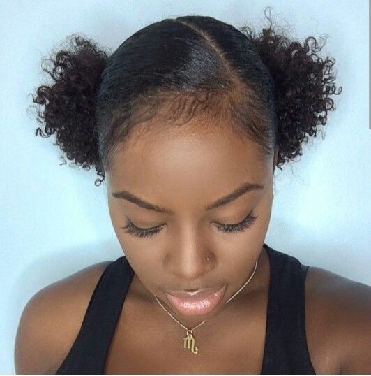 Two high puffs Cute Puff Hairstyles, Puff Hairstyles, Cabello Afro Natural, Cute Natural Hairstyles, Hair Puff, Quick Natural Hair Styles, 4c Natural Hair, Hair Cute, Hairdos For Curly Hair