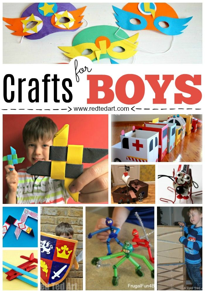 crafts for boys that are easy to make and great for the whole family or group