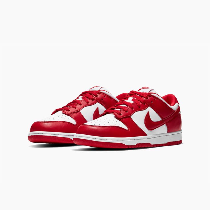 Nike Dunk Low "University Red" Sneaker Release | Drops | HYPEBEAST Nike Dunk Low University Red, High Air Force 1, Nike Dunk Low Sp, Nike Snkrs, Jordan Model, Yeezy Sneakers, Nike Models, Adidas Spezial, Youth Shoes