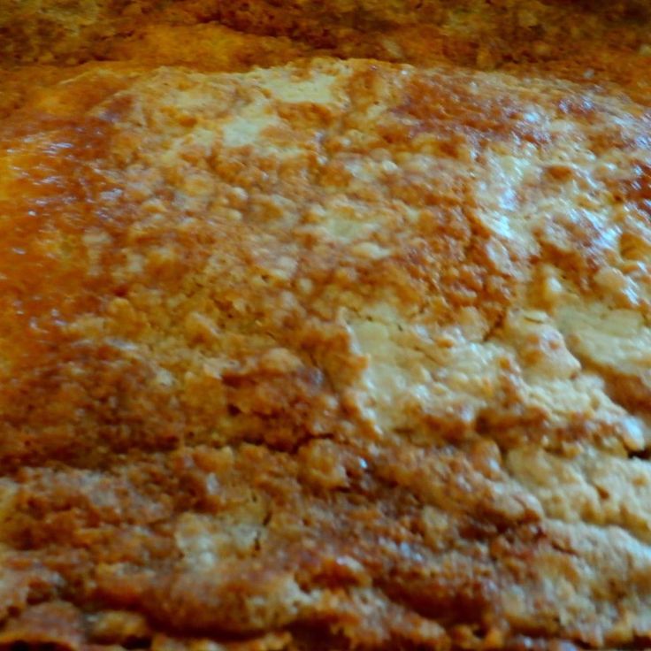 the food is prepared and ready to be cooked in the oven for dinner or dessert