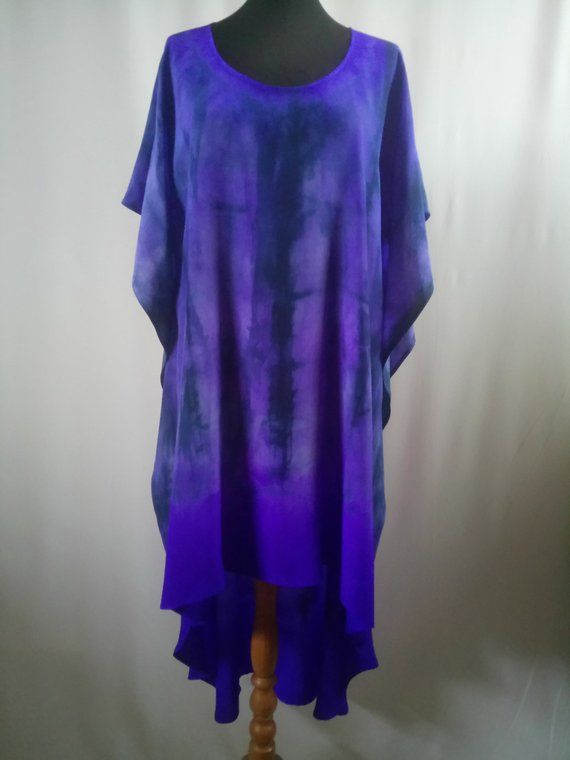 Asymmetrical, cold purple silk tunic Silk kaftan in shades of violet Hand dyed silk dress A-line silk tunic Hand painted silk kaftan Purple Silk Bohemian Dress, Purple Silk Kaftan For Summer, Shades Of Violet, Silk Dresses, Silk Kaftan, Silk Tunic, Dyed Silk, Painted Silk, Dress A Line