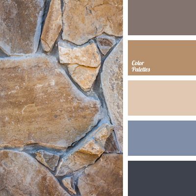 a stone wall with different shades of gray and brown in the center, along with other colors to choose from