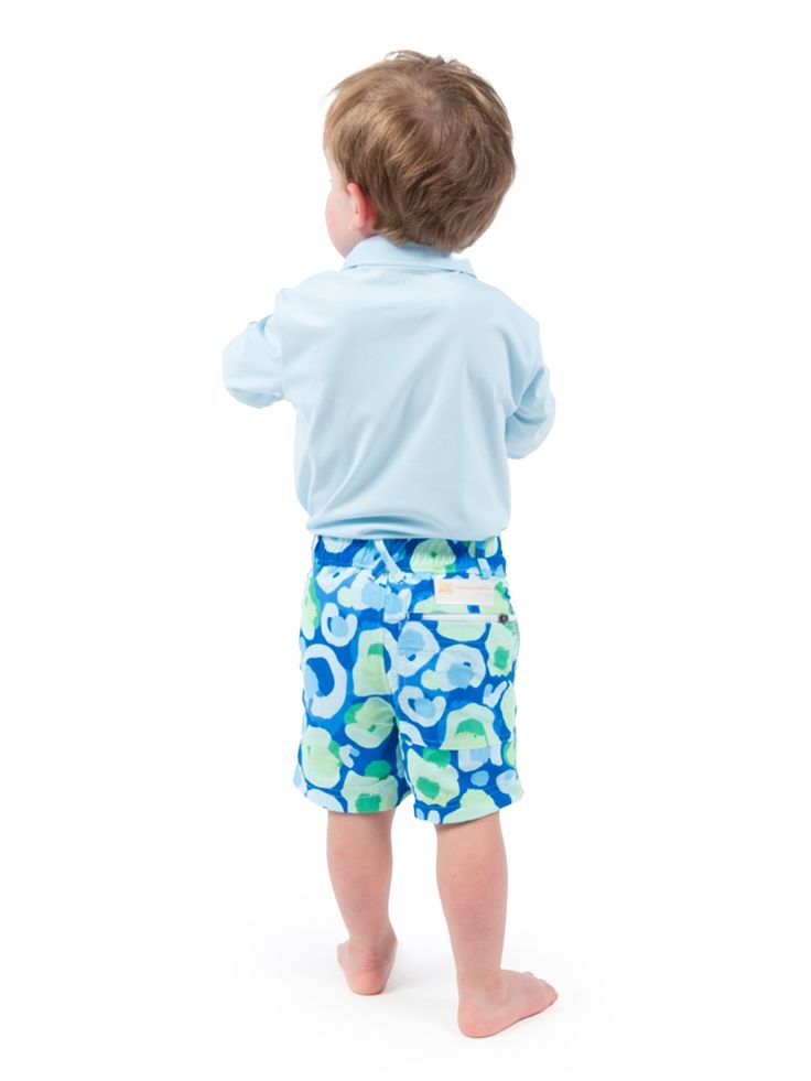 Conquer Land & Sea Like a Champ: Boy's Rhett Short Ahoy, mateys! Set sail for summer adventures with the Boy's Rhett shorts – the ultimate gear for young explorers who love to rule the beach, rock the boat, and conquer everyday fun. These shorts combine ultimate comfort, cool style, and rugged durability for adventures big and small. Ready for Anything: Quick-drying magic: From cannonballs in the pool to building sandcastle empires, these shorts dry fast, keeping him cool and ready for the next Short Sleeve Cotton Swimwear For Play, Summer Swimwear With Short Sleeves For Playtime, Playful Shorts For Summer Activities, Playful Blue Swim Trunks For Summer Activities, Playful Outdoor Swimwear With Upf 50+, Playful Summer Swim Trunks For Playtime, Playful Swim Trunks For Summer Playtime, Playful Short Swim Trunks For Summer Activities, Playful Swim Trunks For Summer Activities