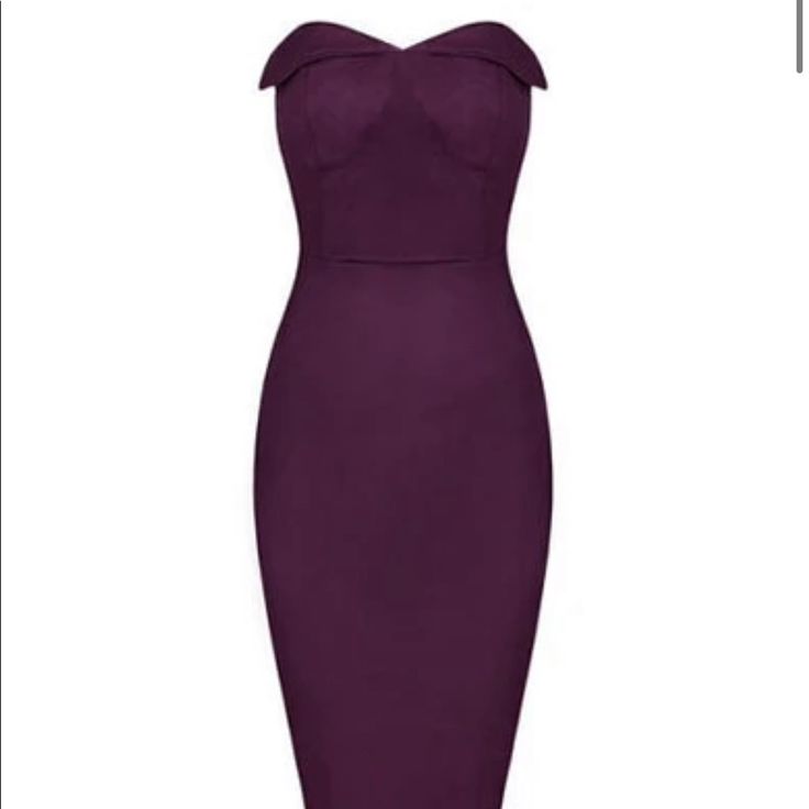 Brand New, Never Worn With Tags Very Sexy, Elegant, Body-Con Fit, Length Above Knee, Side Zipper, Strapless Material- Suedette Color - Purple Size - X-Small, Small, Medium, Large ( Email Us If Size And Color Is Not Available) * Dry Clean * Imported Elegant Purple Sleeveless Bodycon Dress, Elegant Sleeveless Purple Bodycon Dress, Elegant Fitted Purple Bodycon Dress, Fitted Purple Midi Dress For Dinner, Purple Knee-length Bodycon Cocktail Dress, Purple Knee-length Cocktail Bodycon Dress, Purple Sheath Bodycon Dress For Night Out, Purple Strapless Bodycon Dress, Purple Sheath Midi Dress For Night Out