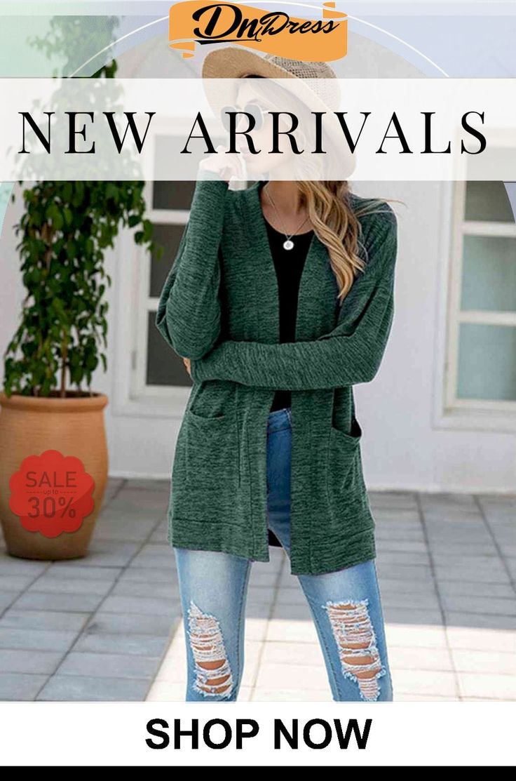 Open Front Long Sleeve Cardigan Casual V-neck Outerwear For Everyday, Green V-neck Sweater With Pockets, Trendy V-neck Outerwear In Solid Color, Trendy Relaxed Fit Cardigan With Pockets, Fitted V-neck Cardigan With Pockets, Relaxed Fit Fall Cardigan With Pockets, Relaxed Fit Cardigan With Pockets For Fall, Fall Relaxed Fit Cardigan With Pockets, V-neck Outerwear With Pockets For Spring