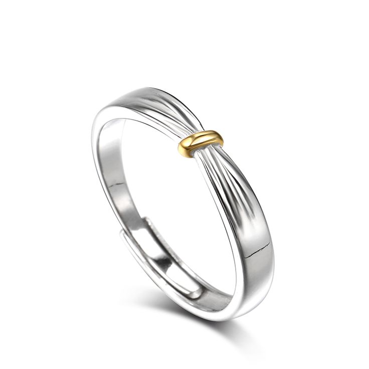 Create a moment when you slip this unique wedding band on his finger. Buffed to a brilliant luster, this wedding ring complements his unique style - today and always.Weight: 2.3 gWidth: 3.5 mmMaterial: 925 SilverPlating Color: Silver, Yellow Gold Minimalist Adjustable Promise Bands, Adjustable Minimalist Couple Rings For Anniversary, Minimalist Adjustable Couple Rings For Anniversary, Formal Adjustable Stackable Rings With Polished Finish, Adjustable Stackable Rings With Round Band For Formal Events, Adjustable Stackable Rings With Round Band For Formal Occasions, Elegant Adjustable Engraved Ring For Formal Occasions, Elegant Engraved Adjustable Ring For Formal Events, Elegant Adjustable Engraved Formal Ring