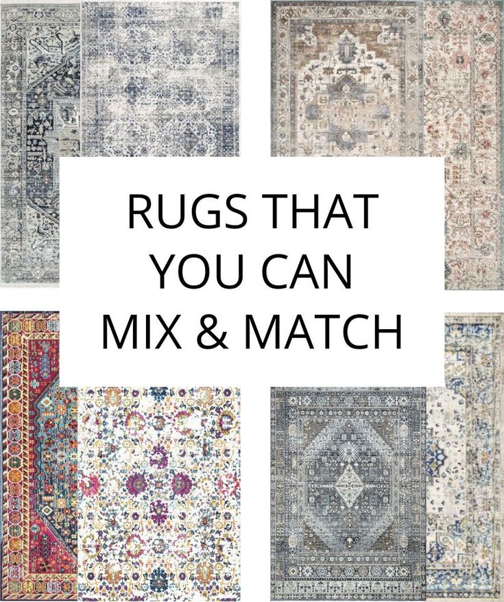 rugs that you can mix and match with the text, rugs that you can mix and match