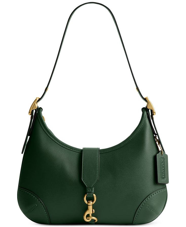 in stock Forest Green Purse, Hunter Green Bag Outfit, Green Leather Purse, Coach Putse, Coach Soho Bag Outfit, Women’s Bags, Handbags 2024 Trends, 2024 Purse Trends, Coach Purse Aesthetic