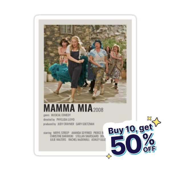 an ad for the movie mamma mia