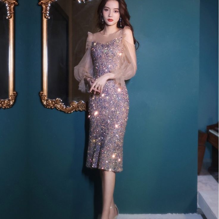 Sparkly sequined night out party dress long sleeved mby101. Click to shop now. Free stable shipping world-wide! Long Sleeve Bodycon Dress For Banquet, Glamorous Party Midi Dress With Contrast Sequin, Glamorous Long Sleeved Mini Dress With Glitter, Glamorous Glitter Long Sleeve Mini Dress, Sequin Dress With Contrast Sequin For Party Season, Fall Long Sleeve Sequin Glitter Dress, Long Sleeve Sequin Glitter Dress For Party Season, Glamorous Long Sleeve Bodycon Winter Dress, Glamorous Long Sleeve Evening Midi Dress