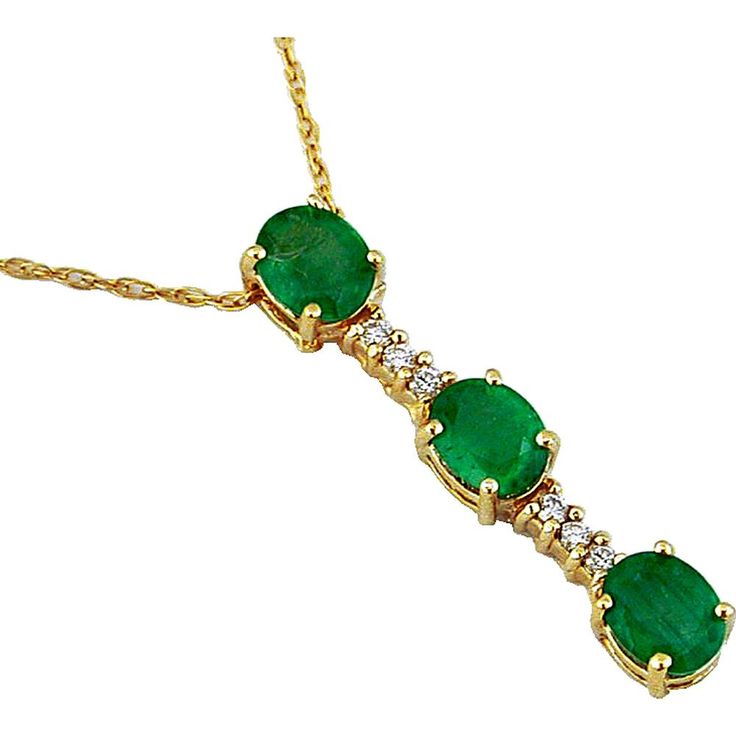 Royal 14K Yellow Gold Emerald & Diamond Pendant - Timeless Elegance Elegant Formal Emerald Gemstone Necklace, Elegant Oval Emerald Necklace For Formal Occasions, Elegant Brilliant Cut Emerald Necklace For Anniversary, Elegant Emerald Diamond Necklace With Brilliant Cut, Elegant Emerald And Diamond Necklace For Anniversary, Elegant Round Emerald Diamond Necklace, Elegant Formal Emerald Pendant Necklace, Elegant Diamond Pendant Emerald Necklace, Elegant Diamond Emerald Pendant Necklace