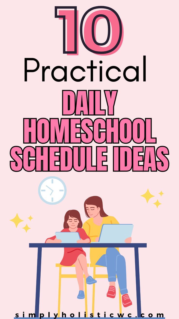 10 Tips for Setting Up a Homeschool Schedule that Works for Everyone 4 Hour School Day, Family Schedule Printable, Block Schedule Homeschool, Morning Schedule Before School, First Grade Homeschool Schedule, Homeschool Schedule Ideas, Homeschool Schedule Printable, Schedule Printable Free, Homeschooling Schedule