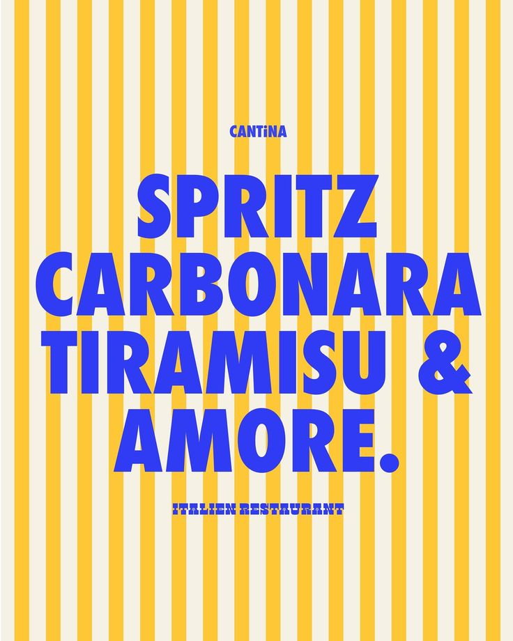 the words spirit carbonarara, tiamusu and amore are shown in blue