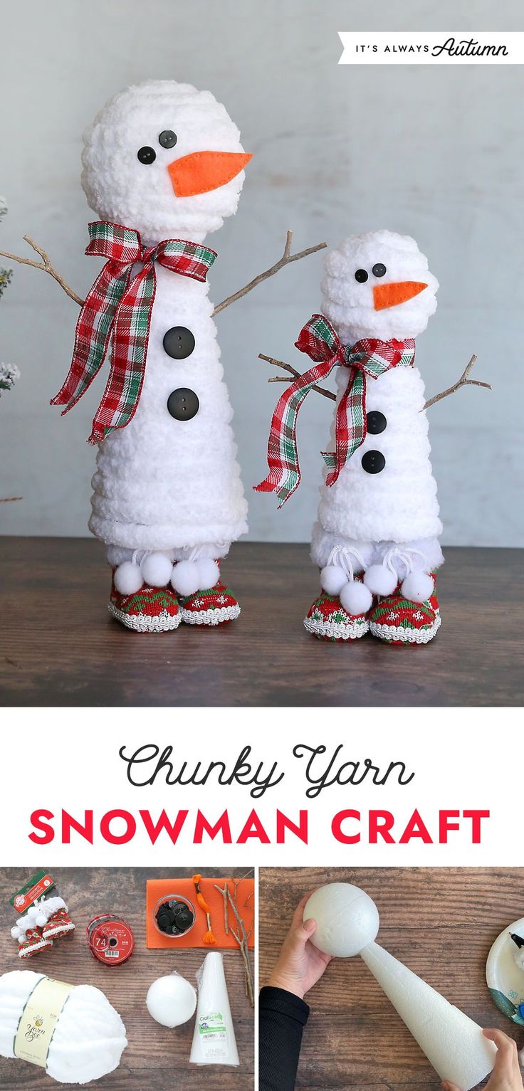 snowman crafts for kids to make