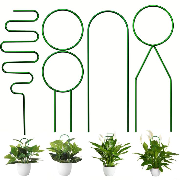 PRICES MAY VARY. 【Trellis for Climbing Plants Indoor】This metal trellis for potted plants comes in 4 different irregular shapes.The plant trellis for hoya is designed for potted climbers plants,small trellis for potted plants supports wayward stems and drooping branches well,which will better supports and helps plants grow to their best condition,gold metal trellis for pots prevents stem breakage and prolongs plant life. 【Metal Garden Trellis Set】You will get 4 Pcs green plant metal indoor trell House Plant Trellis, Trellis For Garden, Climbing Plants Indoor, Potted Plant Trellis, Trellis For Potted Plants, Mini Trellis, Indoor Climbing Plants, Indoor Plant Trellis, Small Trellis