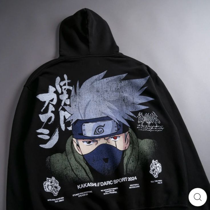 Brand New Sealed Size L, & Xl Available Ready To Ship! Sold Out Online Black Anime Print Hoodie For Winter, Black Anime Print Hoodie For Fall, Black Winter Sweatshirt For Cosplay, Black Hooded Hoodie With Anime Print, Black Anime Print Sweatshirt For Winter, Black Cotton Hoodie With Anime Print, Winter Black Sweatshirt With Anime Print, Black Cotton Anime Print Hoodie, Casual Black Cosplay Sweatshirt