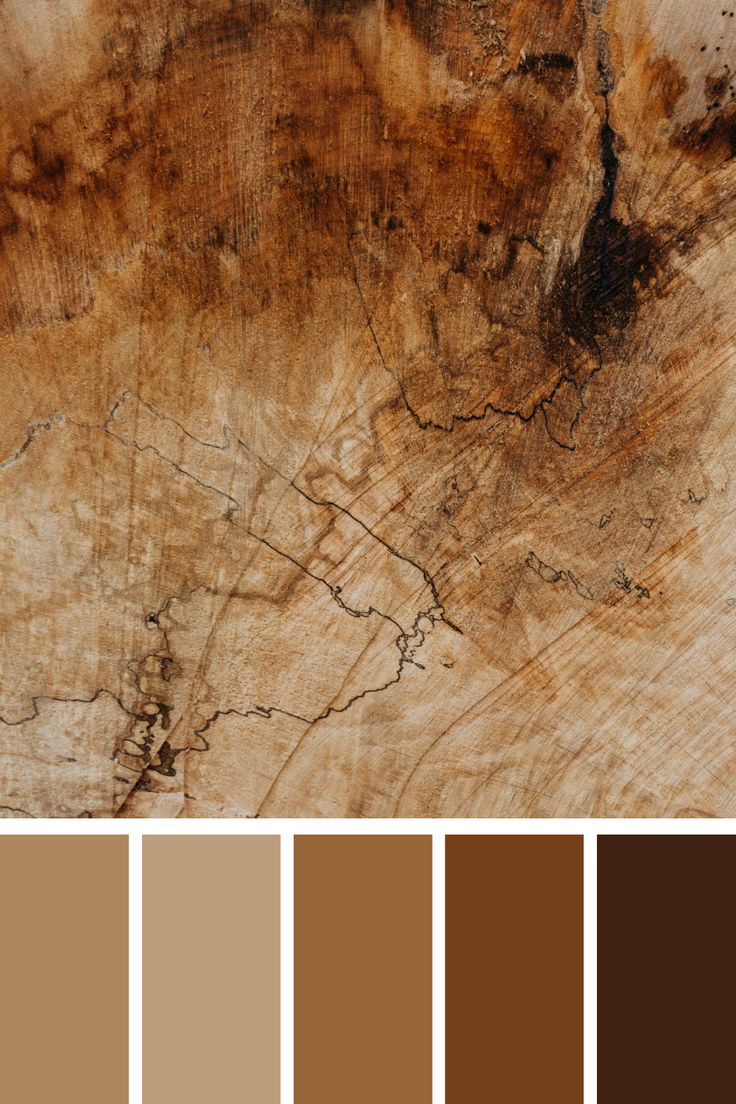 the color palette is brown and it looks like wood