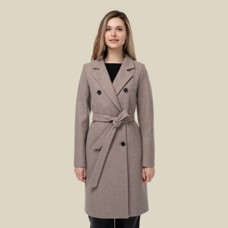 td {border: 1px solid #ccc;}br {mso-data-placement:same-cell;} Ava is the double-breasted peacoat of your dreams. With a tie-front sash, dramatic collar, and attractive dark buttons, it’s guaranteed to turn heads on your morning commute or at that gala you’ve always dreamed of attending. We love a coat that can do both. DETAILS & CARE Extremely soft wool blend in chic neutral colors Buttoned double-breasted fastening and adjustable waist sash Functional side slide hip pockets, plus interior Chic Belted Pea Coat With Notch Lapel, Elegant Outerwear With Shawl Collar And Button Closure, Elegant Wool Pea Coat With Belt, Elegant Belted Wool Pea Coat, Chic Formal Wool Coat With Shawl Collar, Elegant Wool Belted Pea Coat, Chic Business Wool Coat With Double Button Closure, Elegant Fall Pea Coat For Office, Elegant Pea Coat For Office In Fall