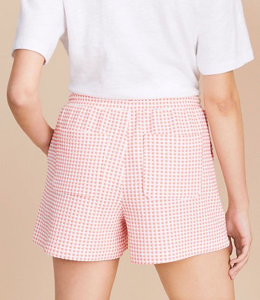 In a touchably textured yet soft knit, this sweet gingham pair is a fresh pick. Elasticized drawstring waist. Slash pockets. Back patch pockets.,Imported:Imported,Fit:Fit: Classic — follows your contours with a little room,Length:3 1/2" inseam,Fabrication:55% Cotton 42% Polyester 3% Spandex,Garment Care:Machine Washable Lou & Grey Gingham Jacquard Shorts Size XS Coral Women's by Lou & Grey Size Regular - XS Coral Multi Women's Shorts, Pants, 55%, Cotton, 42%, Polyester, 3%, Spandex, Machine, Was Grey Gingham, Shorts Pants, Soft Knits, Short Outfits, Drawstring Waist, Effortless Style, Women's Shorts, Fabric Care, Gingham