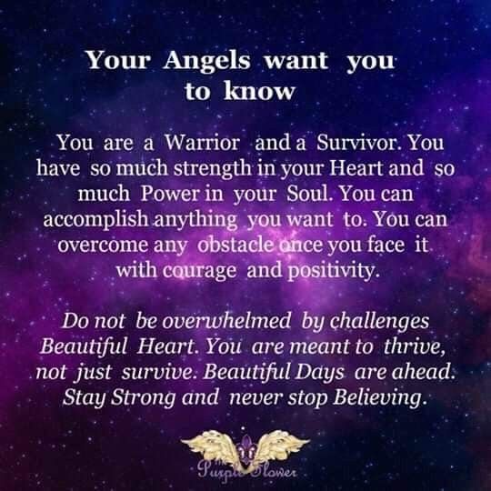 an angel poem with the words, your angels want you to know about them and how they