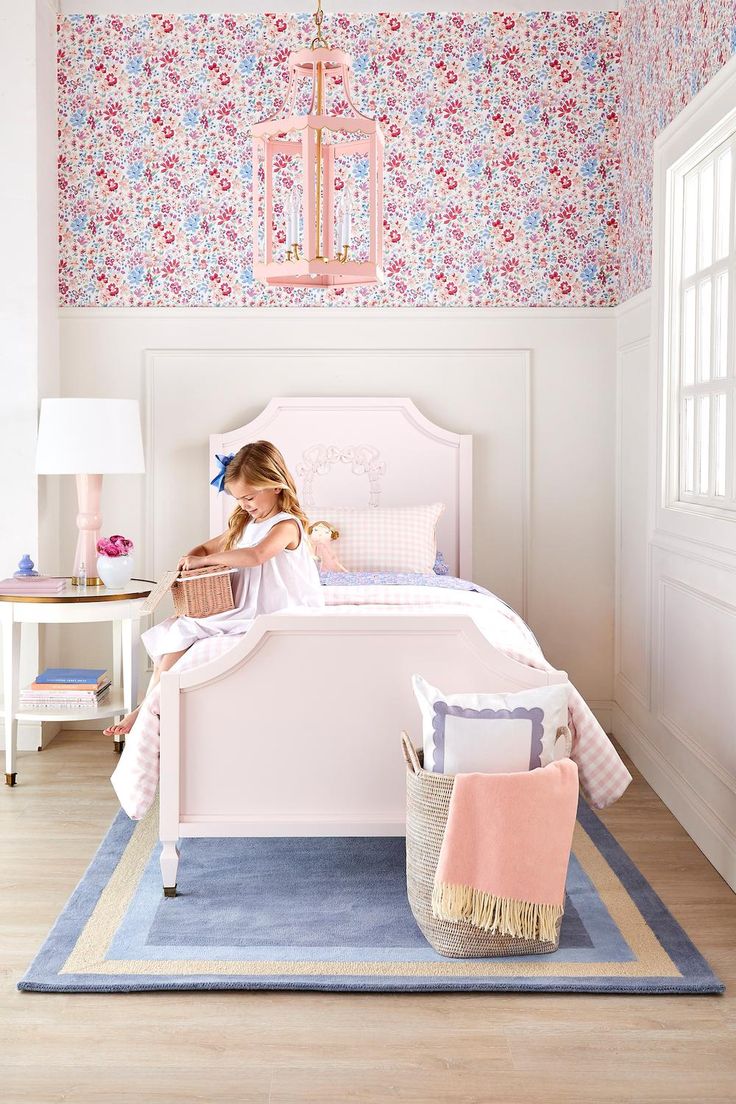 Girls Bed, Caitlin Wilson, Toddler Bedroom Girl, Big Girl Bedrooms, Big Kids Room, Shared Room, Girl’s Room, Twins Room, Toddler Bedrooms