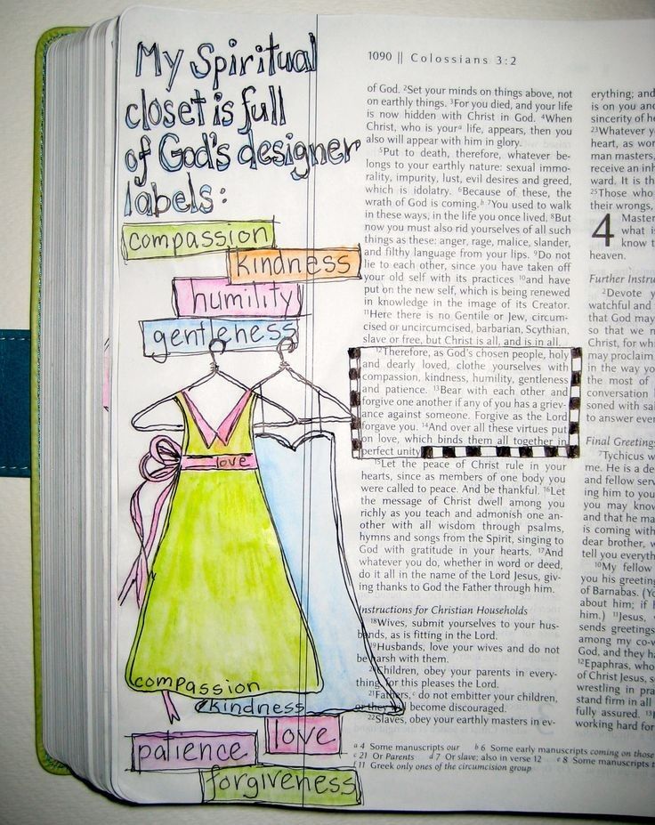 an open bible with the words my spiritful closet is full of god's designer