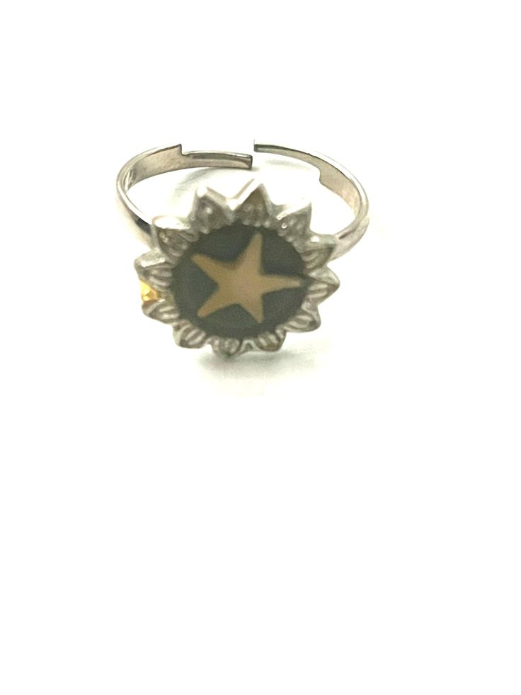 details: silver tone ring   adjustable ring   jewelry Vintage Star Jewelry, Adjustable Sterling Silver Star Ring, Vintage Adjustable Star Jewelry, Vintage Adjustable Star-shaped Jewelry, Adjustable Vintage Star-shaped Jewelry, Adjustable White Gold Star Jewelry, Adjustable Star-shaped Promise Ring, Adjustable Silver Vintage Midi Rings, Adjustable Nickel-free Silver Flower Ring