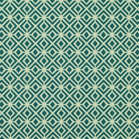 a green and white geometric pattern