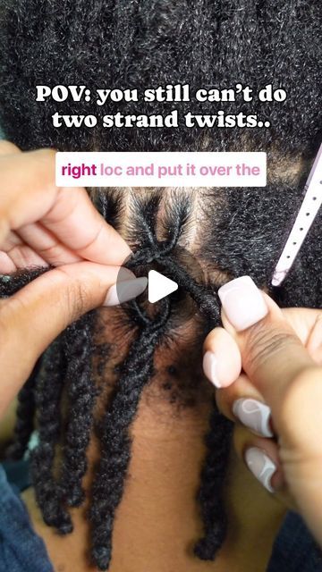 Two Strand Twists Short Locs, 2strand Twist Women Locs, Two Strand On Locs, 2 Strain Twist Locs, How To Start Locs With Two Strand Twist, How To Two Strand Twist Locs, Dread Two Strand Twist, Diy Loc Retwist, Two Strand Retwist Locs