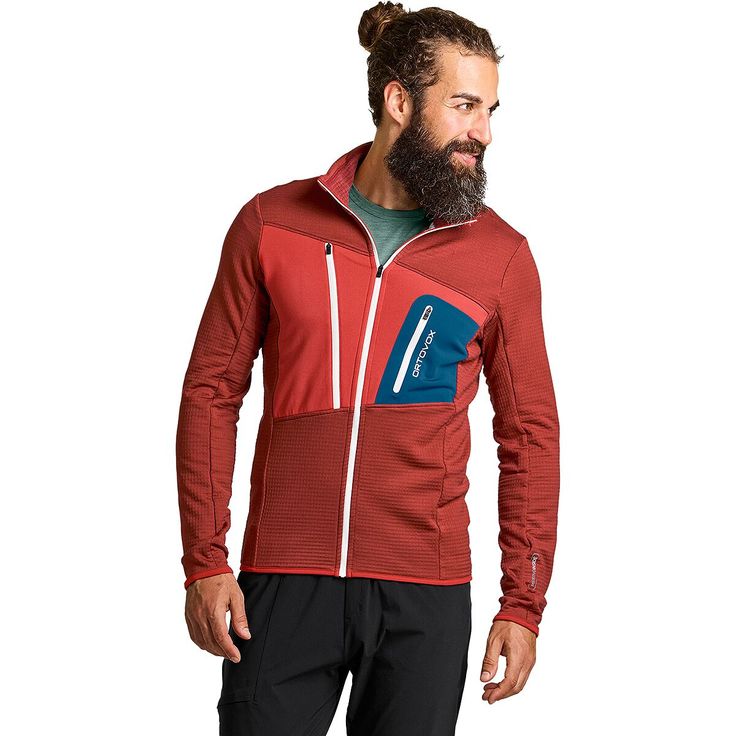 Boost your winter layering options while adding a shoulder season outer layer option to your wardrobe with the Merino Fleece Grid Jacket. This hardworking fleece jacket boasts the temperature control and moisture-wicking performance of merino wool with some added warmth thanks to air channels on the inside that trap extra body heat. Fall Technical Outerwear With Long Sleeves, Fall Technical Long Sleeve Outerwear, Technical Long Sleeve Fall Outerwear, Technical Long Sleeve Windproof Track Jacket, Functional Fleece Jacket For Winter Sports, Functional Long Sleeve Fleece Jacket For Cold Weather, Technical Long Sleeve Track Jacket For Outdoor Activities, Technical Long Sleeve Track Jacket For Outdoor, Functional Long Sleeve Fleece Jacket With Fleece Lining