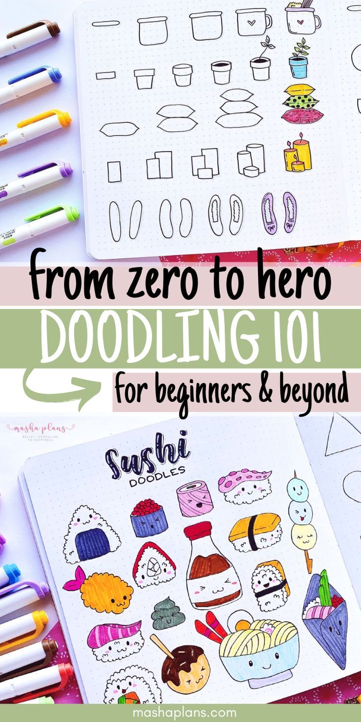 doodling 101 for beginners and beyond from zero to hero with free printables