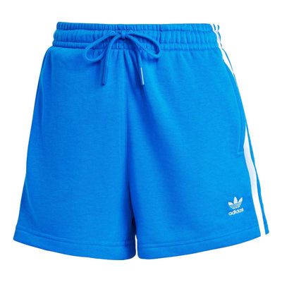 (WMNS) adidas 3-Stripes French Terry Shorts Asia Sizing 'Blue' IY2160 Summer Sportswear Bottoms With Three Stripes, Three Stripes Sportswear Bottoms For Summer, Sportswear Bottoms With Three Stripes For Summer, Three Stripes Branding Sportswear For Summer, Adidas Logo Cotton Shorts For Summer, Spring Sportswear Shorts With Three Stripes, Sportswear Shorts With Three Stripes For Summer, Sportswear Shorts With Three Stripes For Spring, Cotton Activewear With Three Stripes In Relaxed Fit